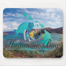 Hanauma Bay Hawaii Mouse Pads