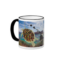 Hanauma Bay Hawaii Turtle Mugs