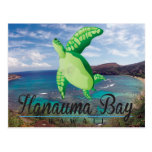 Hanauma Bay Hawaii Turtle Postcards
