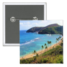 Hanauma Bay, Honolulu, Oahu, Hawaii View Buttons