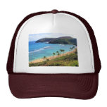 Hanauma Bay, Honolulu, Oahu, Hawaii View Mesh Hat