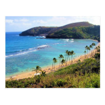 Hanauma Bay, Honolulu, Oahu, Hawaii View Postcard