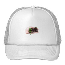 Hand and Chocolate Hot Habanero Peppers Hat