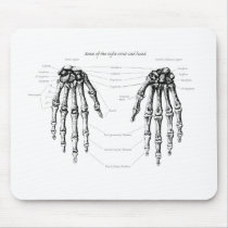 Hand Bones Details fl Mouse Pads