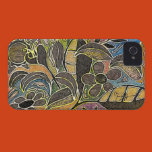 art,, blue,, orange,, flowers,, leaves,, white,,