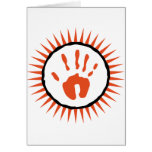 Hand casting greeting cards