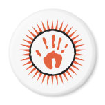 Hand casting fridge magnets
