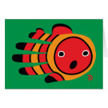 Hand Clown Fish card