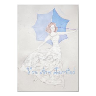 Hand Drawn Bridal Shower Invitation