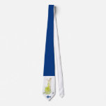 Hand Drawn Color Map of Finland Tie