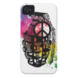 Hand Drawn : Peace Grenade iPhone 4 Case casemate cases