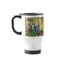 Hand-Drawn Philadelphia Map Mugs