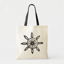 Hand-drawn Pirate Ship Wheel WOMEN'S Tote Bag