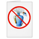 Hand Drawn Sign: No Perfume cards