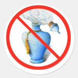 Hand Drawn Sign: No Perfume Sticker