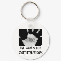 hand, End slavery now!stopthetraffik.org keychains