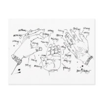 hand functions postcards