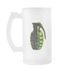 Hand Grenade - green mugs