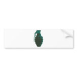 Hand Grenade War Military Bomb Army Marines Bumper Stickers