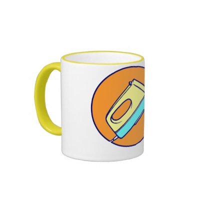 HAND HELD ELECTRIC MIXER COOK COFFEE MUGS by Sofia_Youshi