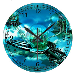 futuristic wall clocks zazzle futuristic wall clocks zazzle