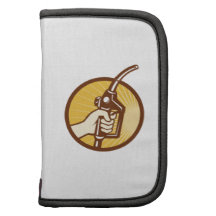 Hand Holding Gas Fuel Pump Nozzle Planners