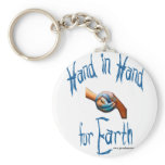 Hand-in-Hand for Earth Keychain