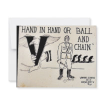 Hand In Hand Or Ball And Chain invitations