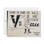 Hand In Hand Or Ball And Chain Custom Announcements