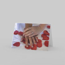 Hand In Hand Valentines card cards