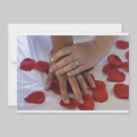 Hand In Hand wedding invitation