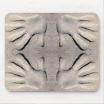 Hand in Sand Mouse Pad mousepads by nadiadesign Hand in Sand Mouse Pad mousepads