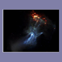 Hand In Space postcards