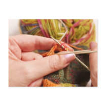 Hand Knitting Post Cards