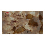 Hand made paper design business card