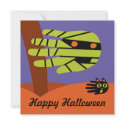 Hand Mummy Halloween Invitation invitation