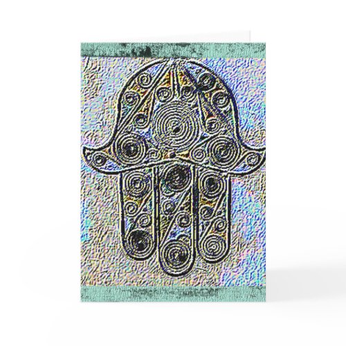 Hand of Fatima card card