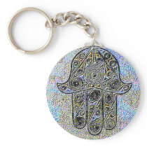 Hand of Fatima Keychain