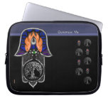 Hand of Hamsa feat: Tree of Life 2 Laptop Sleeve