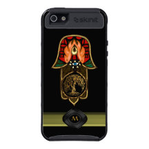 Hand of Hamsa feat: Tree of Life iPhone 5 Cover