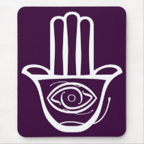 Hand of Miriam (Hamsa) mousepads by emcityturtle Hand of Miriam (Hamsa) mousepads