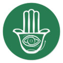 Hand of Miriam (Hamsa) stickers