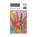 Hand of Peace postage by swirlz1 Hand of Peace postage