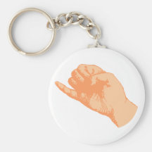 Hand of small fingers little fingers pinkie pinky keychains