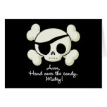 Hand Over The Candy Pirate Greeting Cards