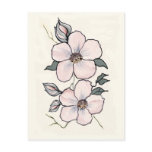 Hand Painted Blossoms Postcard