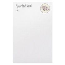 Hand Painted Blossoms Stationery Paper