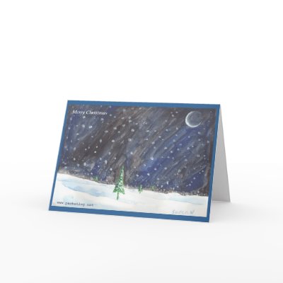 Hand-painted Christmas Greeting Card 02 by packetlog
