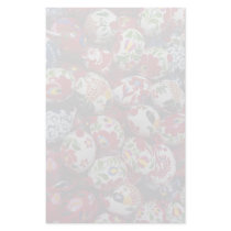 Hand-painted egg shells, Budapest, Hungary Customized Stationery