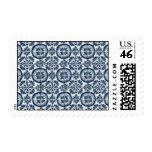 hand-painted mexican tile postage